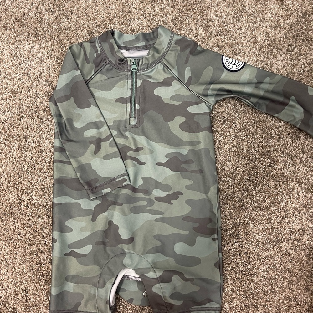 Kids Camo Swim Suit